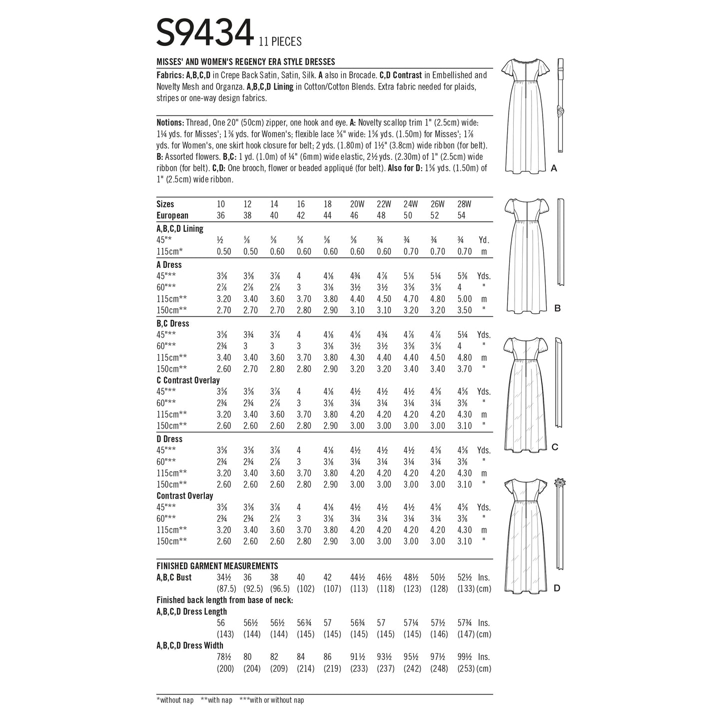 Simplicity 9434