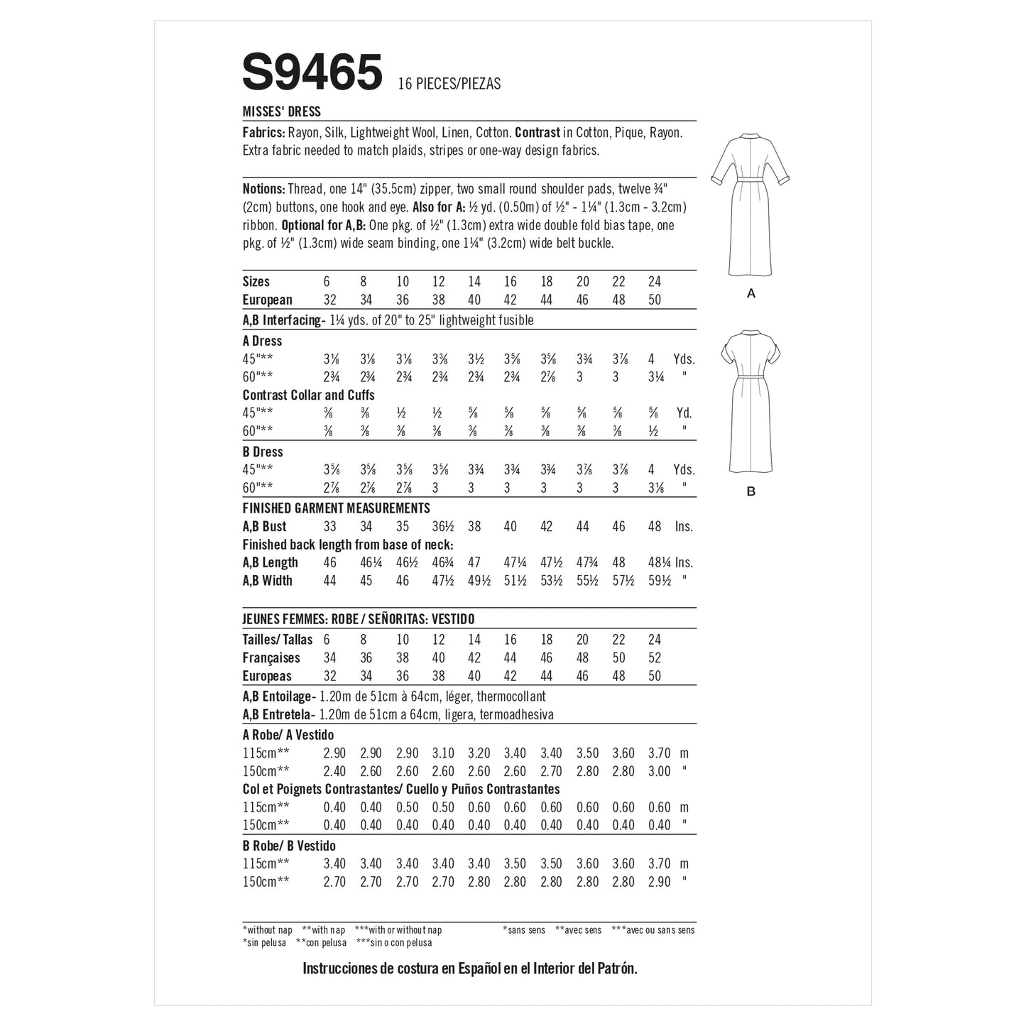 Simplicity 9465