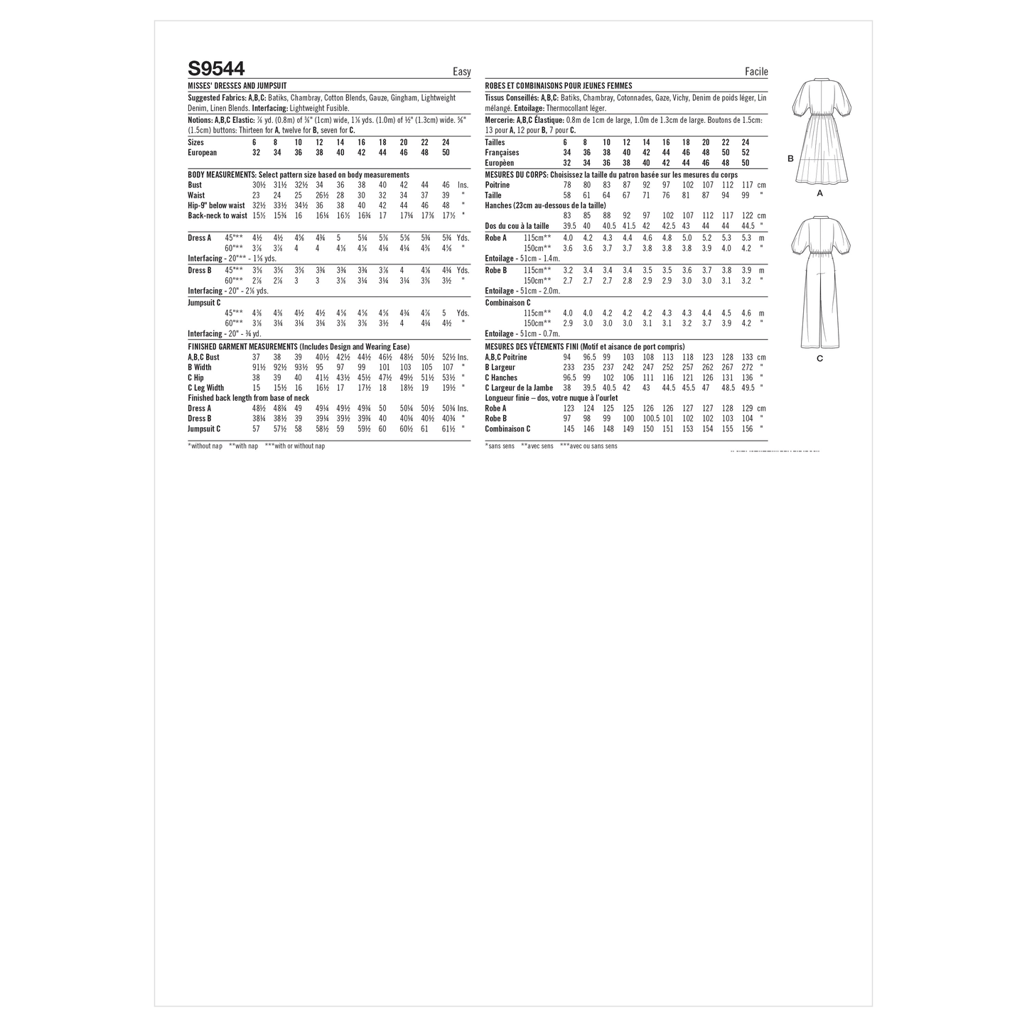 Simplicity 9544