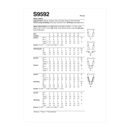 Simplicity 9592