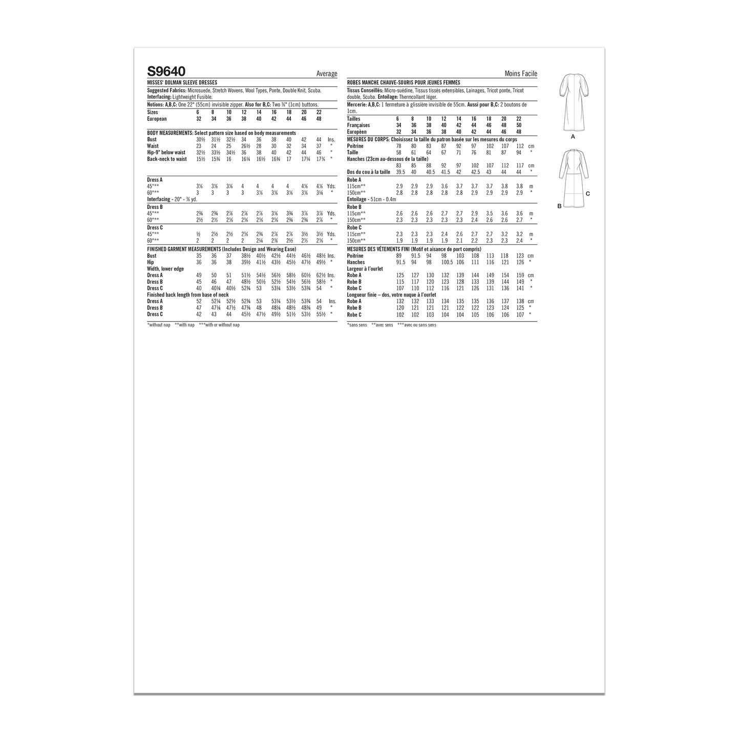 Simplicity 9640