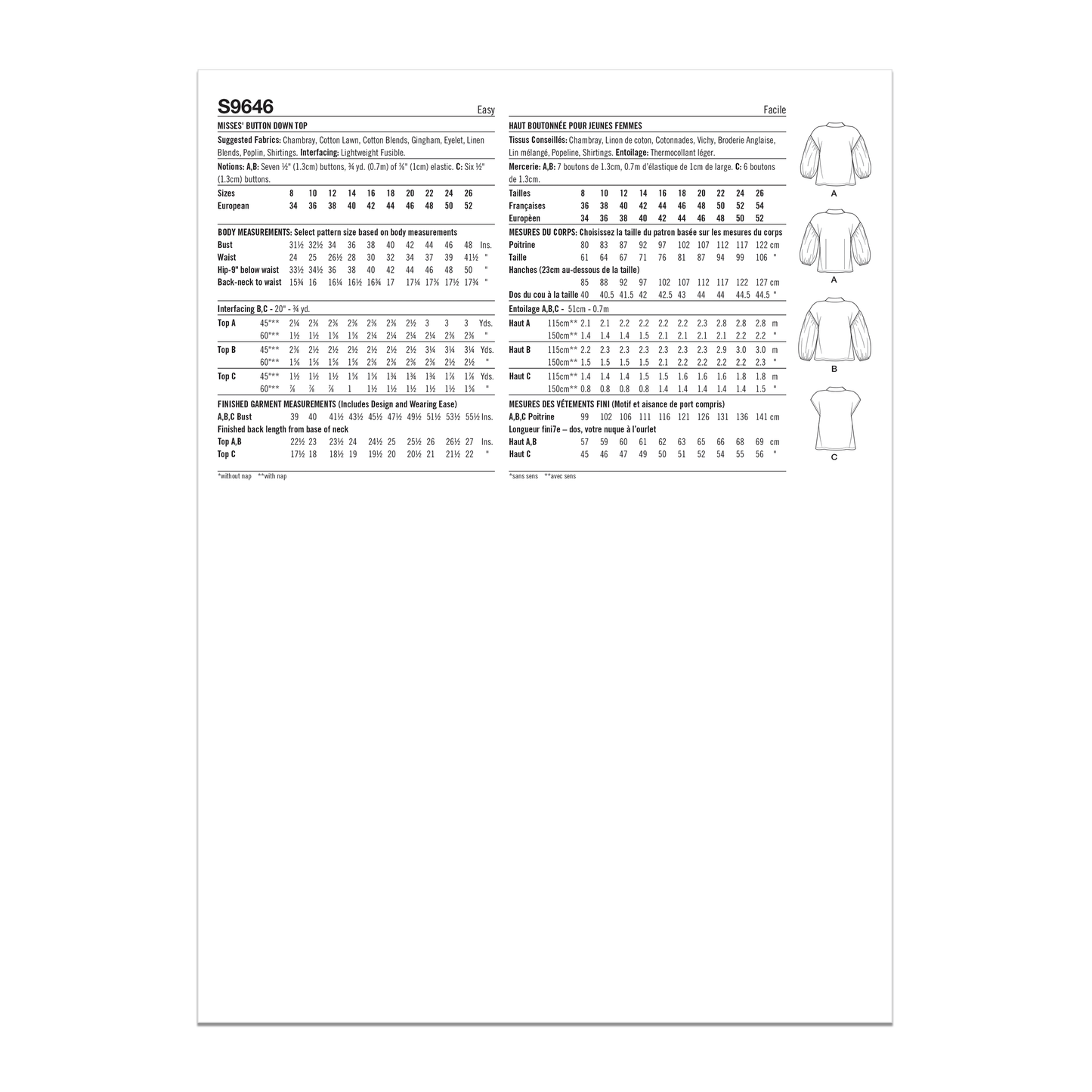 Simplicity 9646