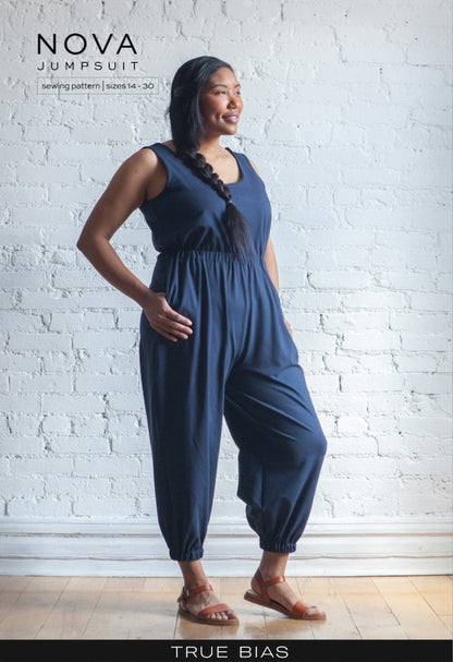 True Bias Nova Jumpsuit Sizes 14-30