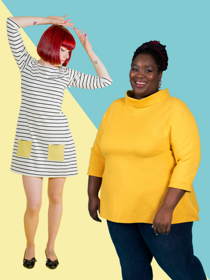 Tilly and the Buttons Coco Top and Dress - Sizes UK 6-34