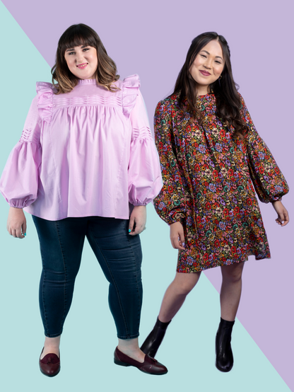 Tilly and the Buttons Marnie Blouse and Mini Dress