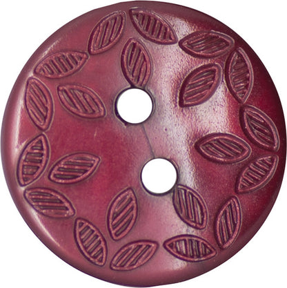 Leaf Embossed Italian Buttons