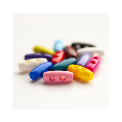 2 Hole Italian Plastic Toggle