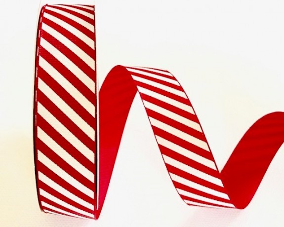 Bertie's Bows Candy Stripe 22mm Ribbon