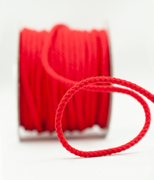 4mm Draw Cord - Red
