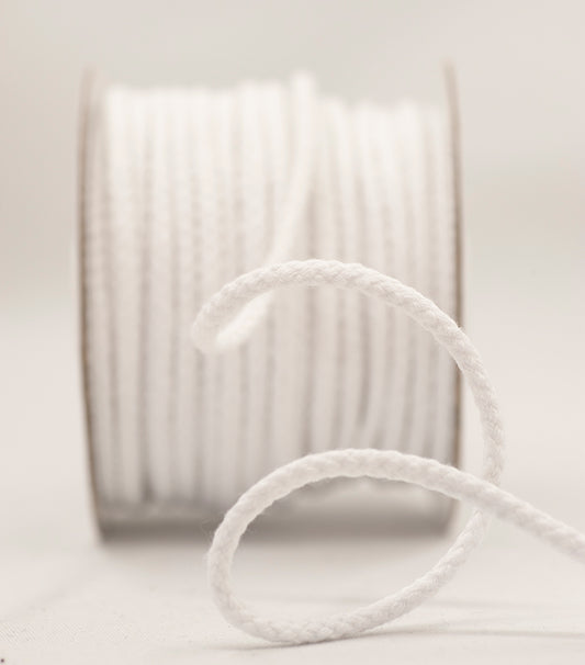 4mm Draw Cord - White