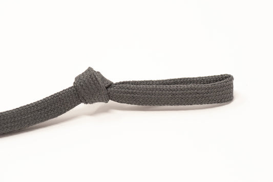 8mm Flat Drawstring Tape - Grey