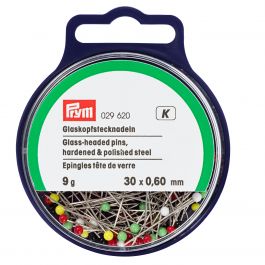 Prym Glass Headed Pins No. 9