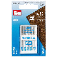 Prym Sewing Machine Needles - Leather 80-100