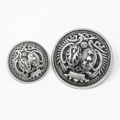 Metal Shanked Buttons - Coat of Arms