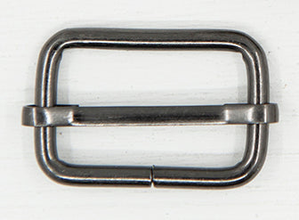 Metal Strap Slider - 25mm - Gunmetal