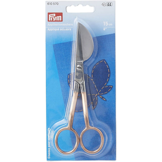 Prym Appliqué Scissors 6" Rose Gold