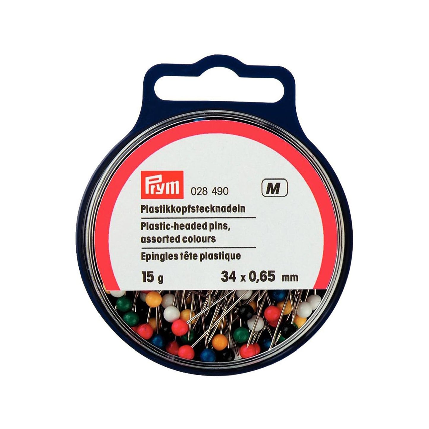 Prym Plastic-Headed Straight Pins