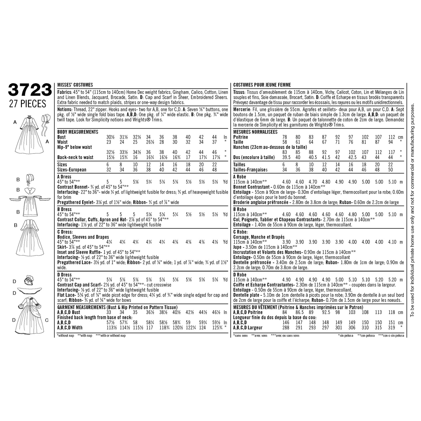 Simplicity 3723