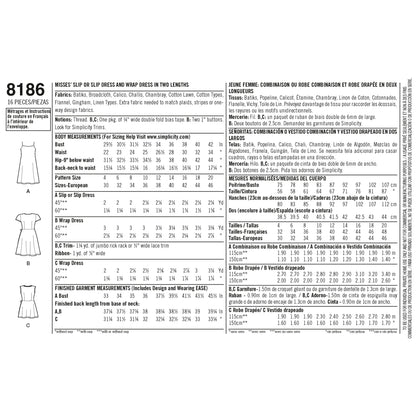 Simplicity 8186