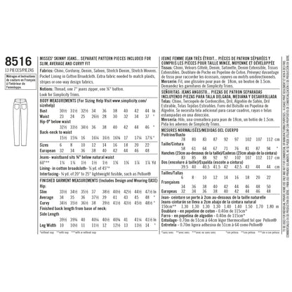 Simplicity 8516
