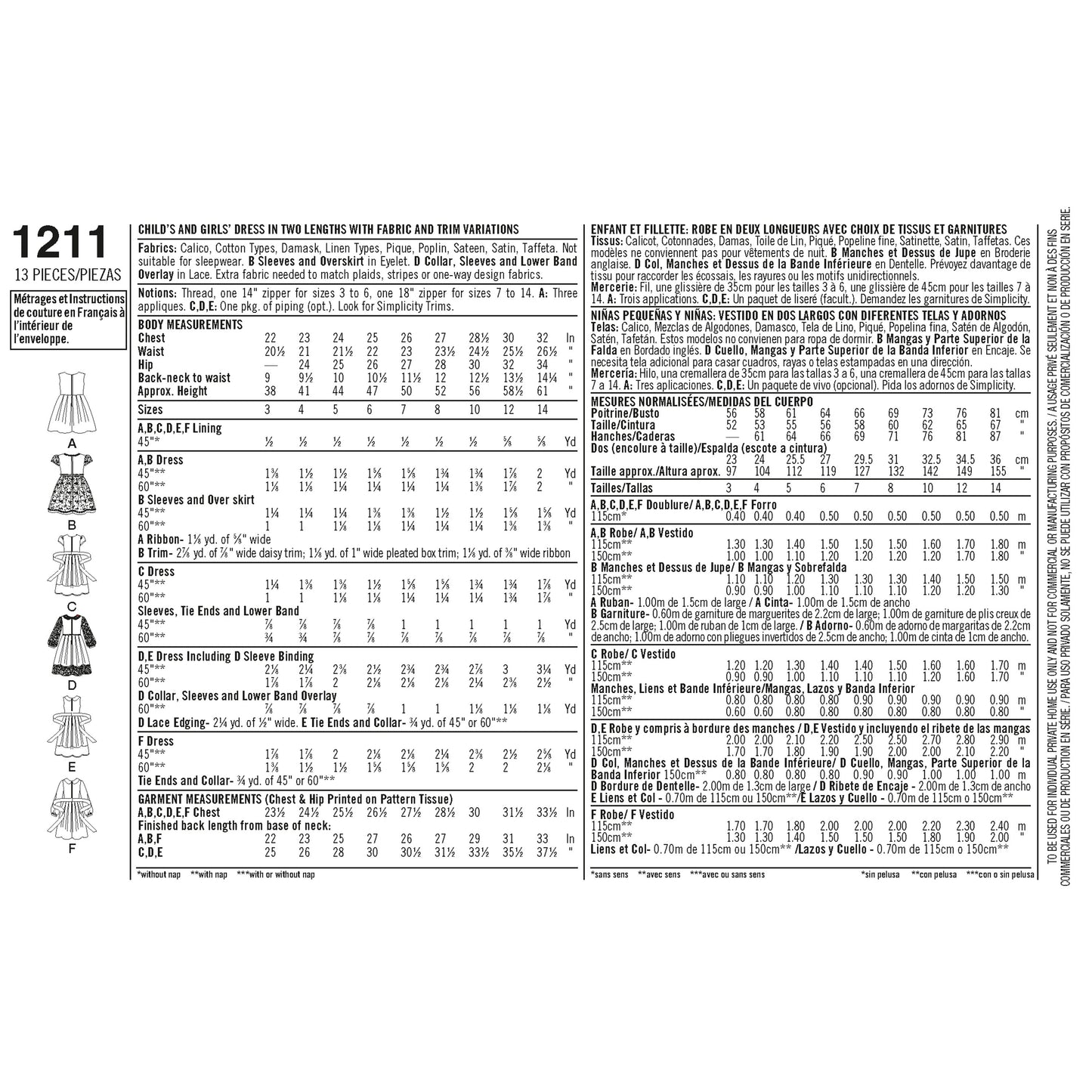 Simplicity 1211