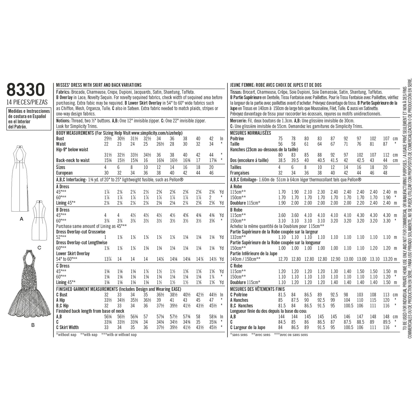 Simplicity 8330