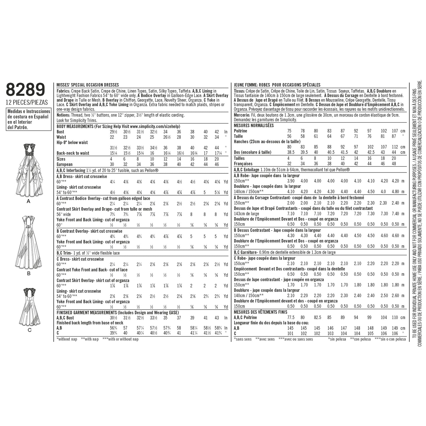 Simplicity 8289