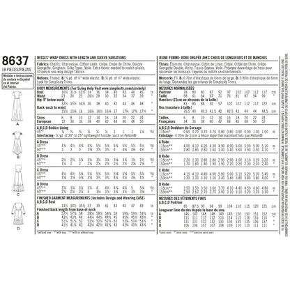 Simplicity 8637